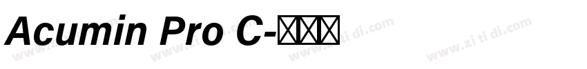 Acumin Pro C字体转换